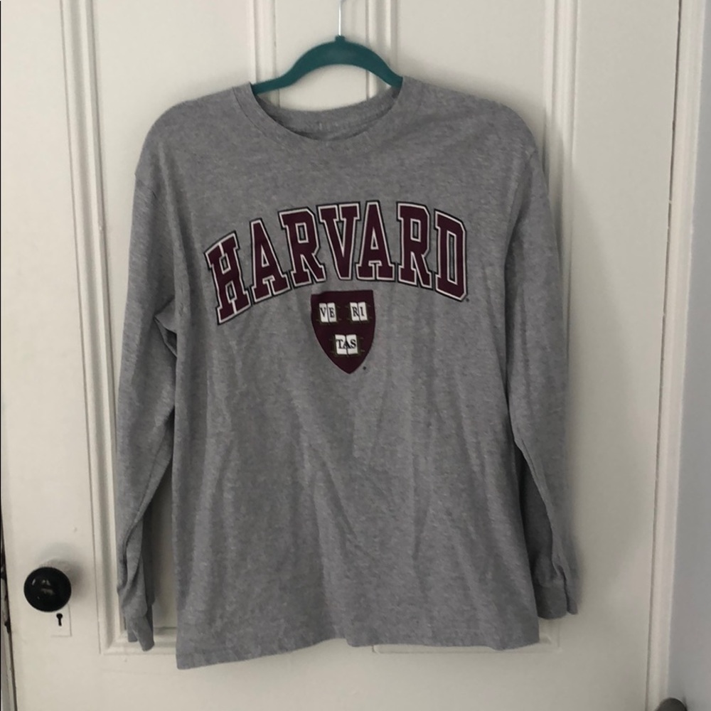 Long sleeve Harvard Tee Shirt Worn Once!!!